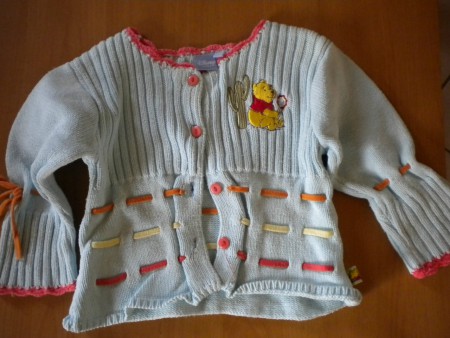 Gilet winnie bleu (REF 24V6)